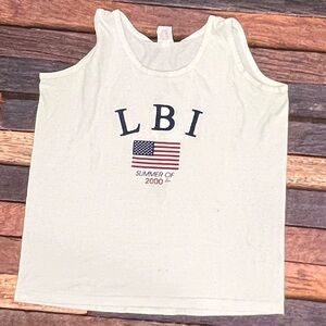 Vintage Y2K LBI Long Beach Island 2000 Summer Tank Top Tshirt
